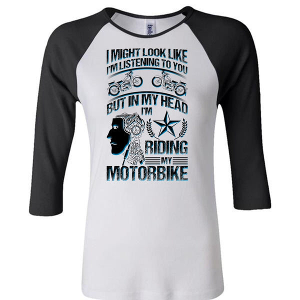 Riding My Motorbike T Shirt, Being A Biker T Shirt, Awesome T-Shirts