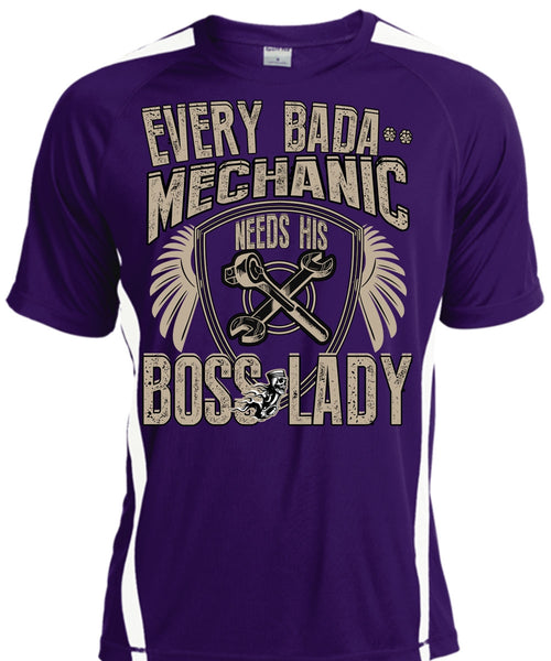Mechanic Needs His Boss Lady T Shirt, Being A Mechanic T Shirt, Cool Shirt