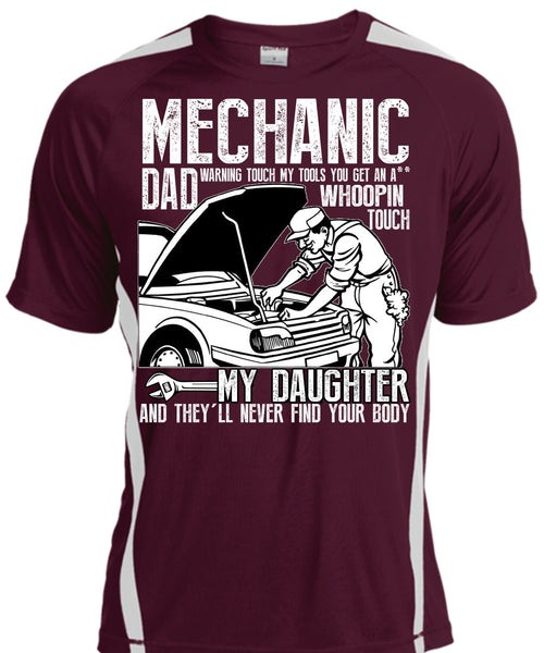 Mechanic Dad T Shirt, My Daughter T Shirt, Cool Shirt