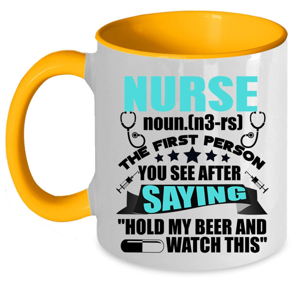 Best Gift For Nurse Coffee Mug, Nurse Accent Mug