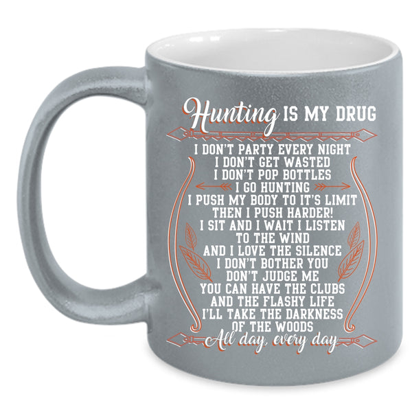 I Love Hunting Coffee Mug, Cool Gift For Hunter Coffee Cup