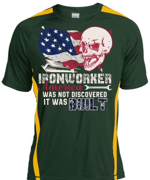 Ironworker America T Shirt, It Was Built T Shirt, Cool Shirt