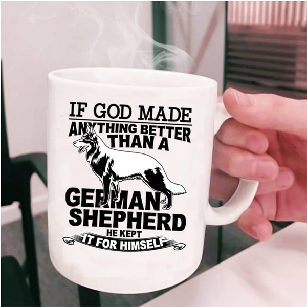 Awesome Dog Lovers Coffee Mug, Cool German Shepherd Cup