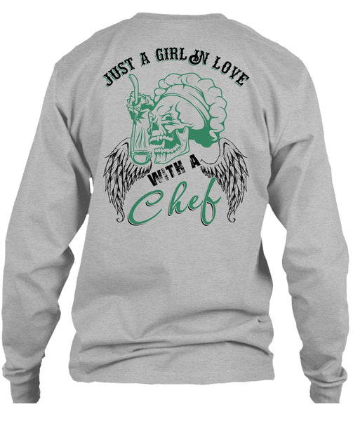 Just A Girl In Love With A Chef T Shirt, I Love Cooking T Shirt