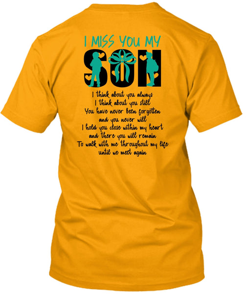I Miss You Son T Shirt, I Love Son T Shirt
