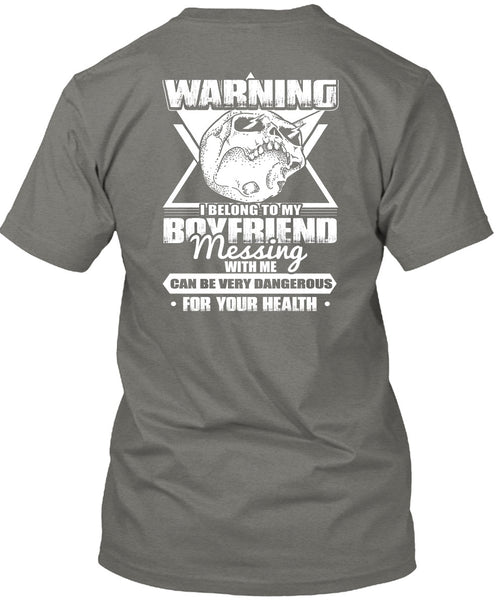 I Belong To My Boyfriend T Shirt, Being A Husband T Shirt