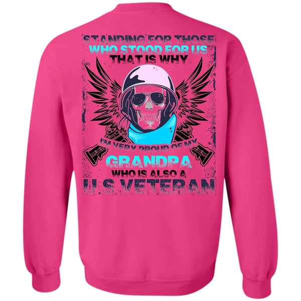 I Love Veteran T Shirt, Grandpa Who Is Also US Veteran Sweatshirt