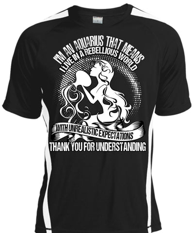 A black t-shirt with the shopify logo