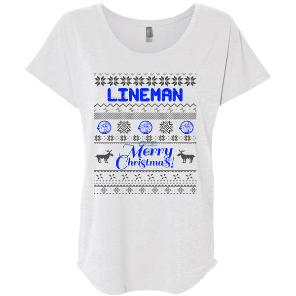 Lineman Merry Christmas T Shirt, I Love Lineman T Shirt, Awesome T-Shirts