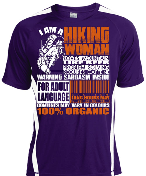 I Am A Hiking Woman T Shirt, Loves Mountain T Shirt, Cool Shirt
