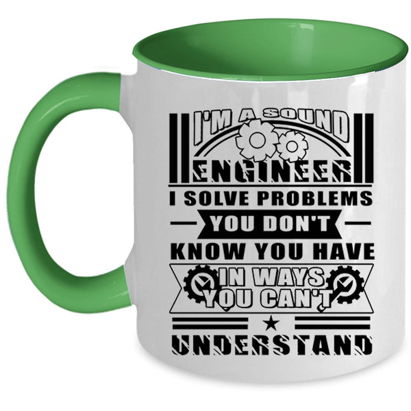 Awesome Sound Engineer Coffee Mug, I'm A Sound Engineer Accent Mug