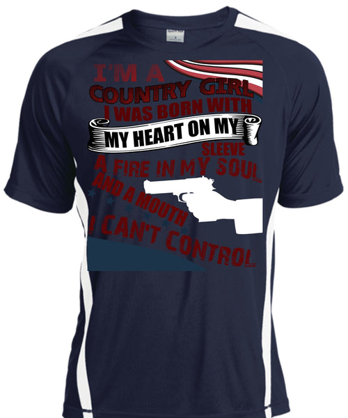 I'm A Country Girl T Shirt, I Can't Control T Shirt, Cool Shirt