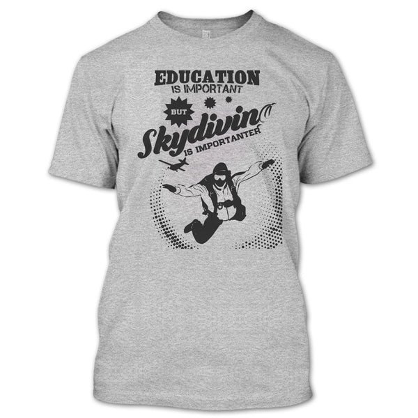 A black t-shirt with the shopify logo