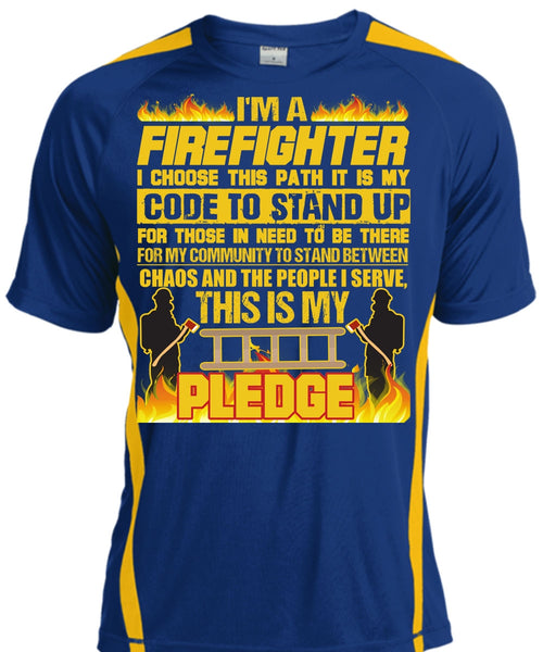 I'm A Firefighter T Shirt, Code To Stand Up T Shirt, Cool Shirt