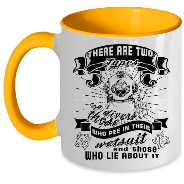 Pee In Their Wetsuit Coffee Mug, There Are Two Types Of Devers Accent Mug