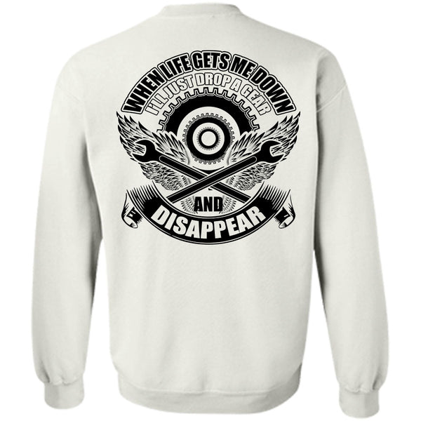 A black t-shirt with the shopify logo