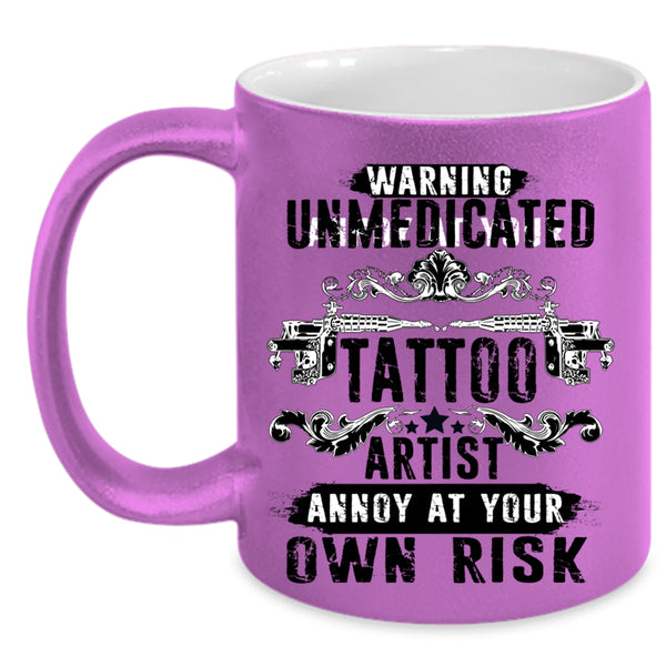 Cool Gift For Artist Coffee Mug, Tattoo Artist Accent Mug