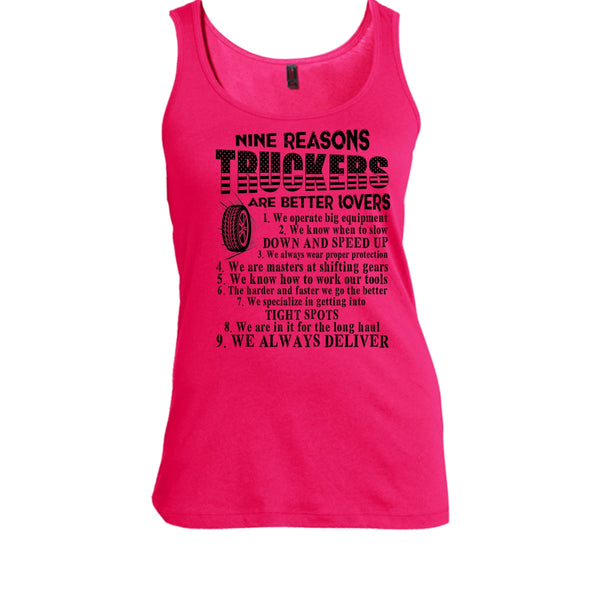 Nine Reasons Truckers T Shirt, Tow Truck Driver T Shirt, Awesome t-shirts