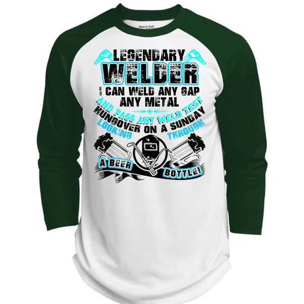Legendary Welder T Shirt, I Love Welding T Shirt, Awesome T-Shirts  (Polyester Game Baseball Jersey)