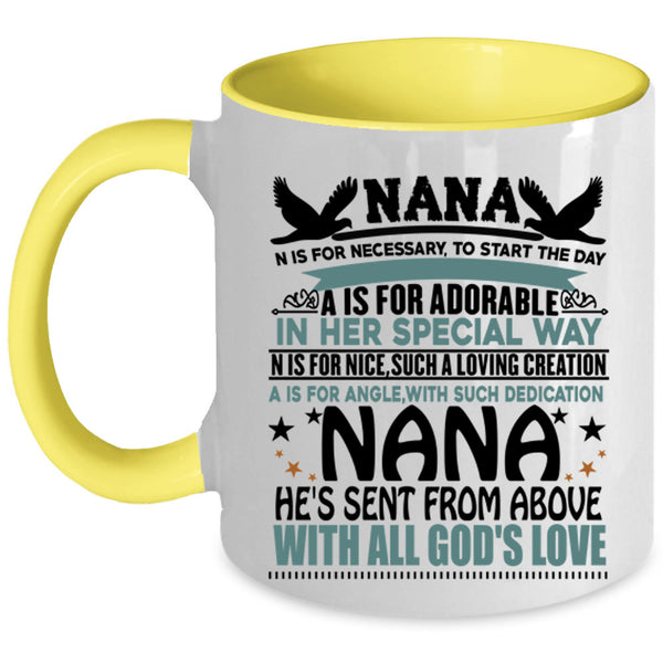 Cute Gift For Nana Coffee Mug, Nana Accent Mug