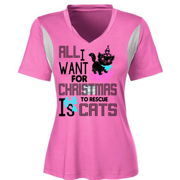 All I Want For Christmas To Rescue Is Cats T Shirt, I Love My Cat T Shirt, Awesome T-Shirts