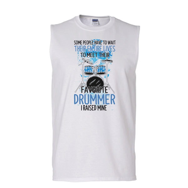 A black t-shirt with the shopify logo