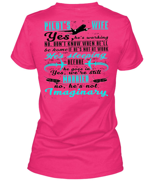 Pilot's Wife T Shirt, I Love Pilot T Shirt