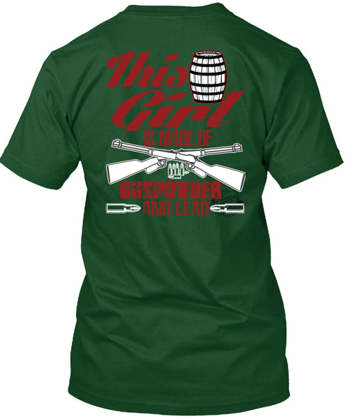 This Girl Is Made Of Gunpowder T Shirt, Being A Veteran T Shirt