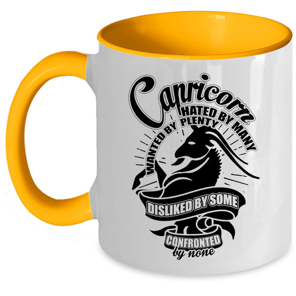 Awesome Capricorn Coffee Mug, Capricorn Wanted By Plenty Accent Mug