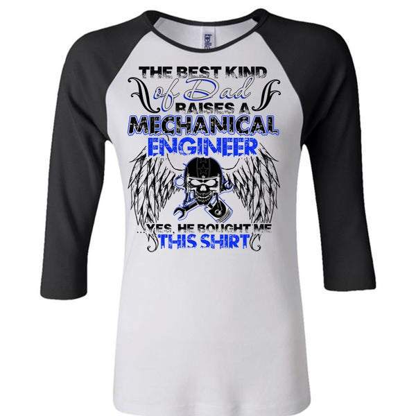 Dad Raises A Mechanical Engineer T Shirt, I Love Mechanic T Shirt, Awesome T-Shirts
