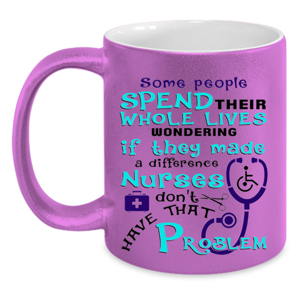 Cool Gift For Nurses Coffee Mug, Awesome Nurses Accent Mug