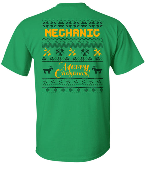 Mechanic Merry Christmas T Shirt, I Love Mechanic T Shirt