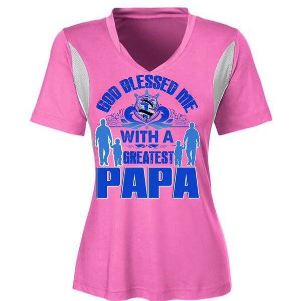 God Blessed Me With A Greatest Papa T Shirt, I Love Papa T Shirt, Awesome T-Shirts