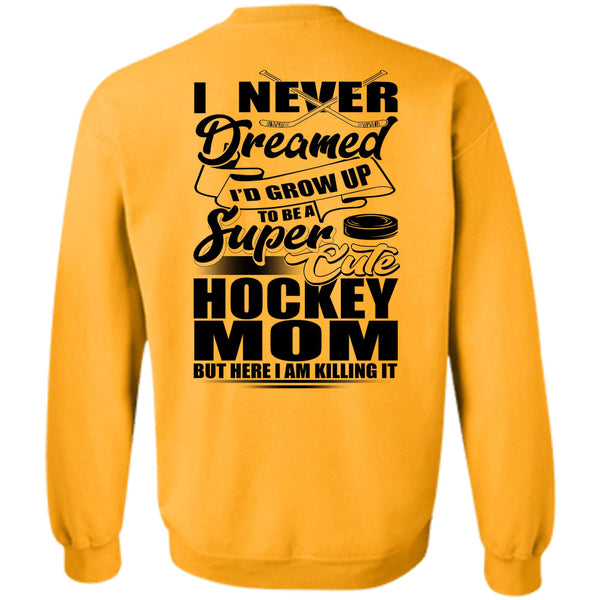 I Love Hockey T Shirt, Cute Hockey Mom Sweatshirt