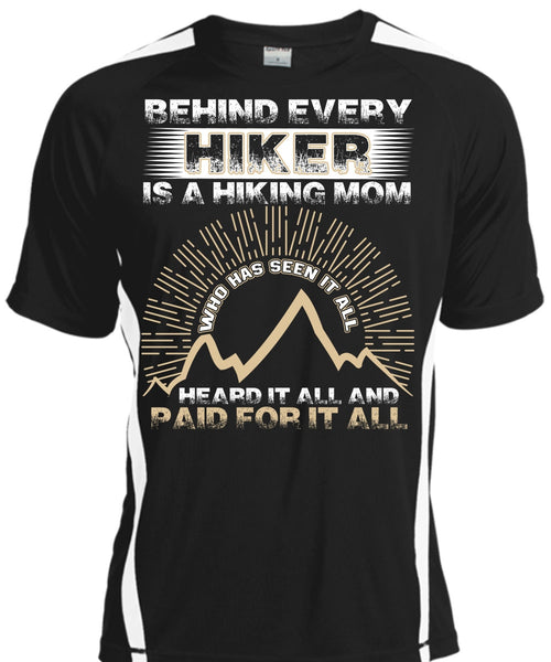 A black t-shirt with the shopify logo