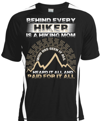 A black t-shirt with the shopify logo