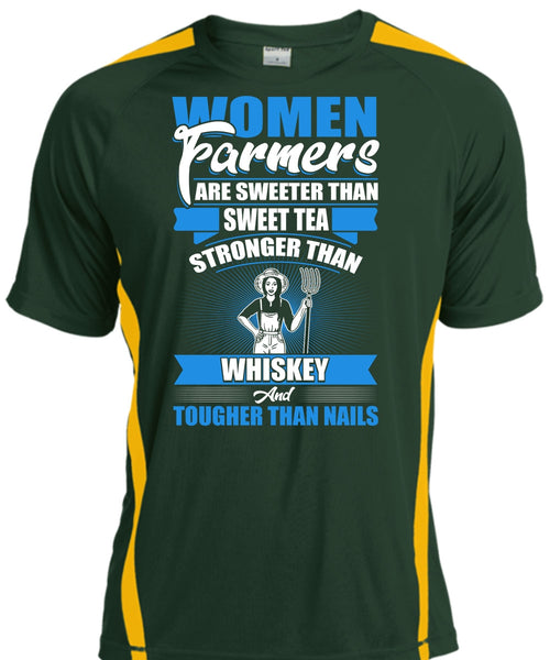 Women Farmers Are Sweeter T Shirt, Being A Farmer T Shirt, Cool Shirt