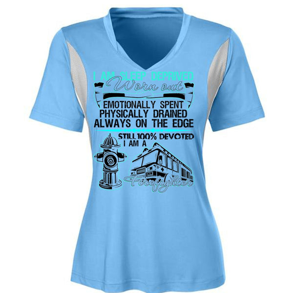 I Am Sleep Deprived Worn Out T Shirt, I Love Firefighter T Shirt, Awesome T-Shirts