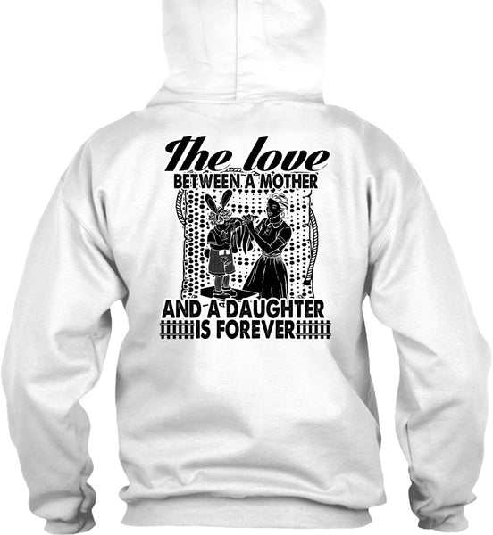 Mother And A Daughter T Shirt, I Love Mom T Shirt