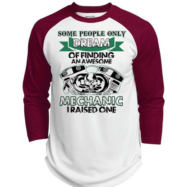 Finding An Awesome Mechanic T Shirt, I Love Mechanic T Shirt, Awesome T-Shirts  (Polyester Game Baseball Jersey)