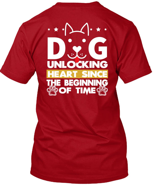 Dog Unlocking Heart T Shirt, My Favorite T Shirt