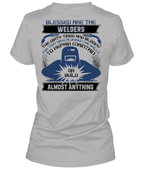 Blessed Are The Welders T Shirt, I Love Welder T Shirt