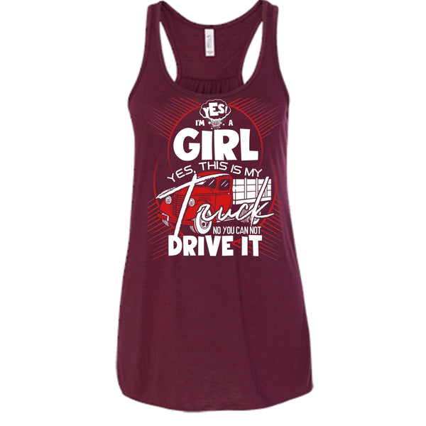 Yes I'm A Girl T Shirt, Yes This Is My Truck Tank Top