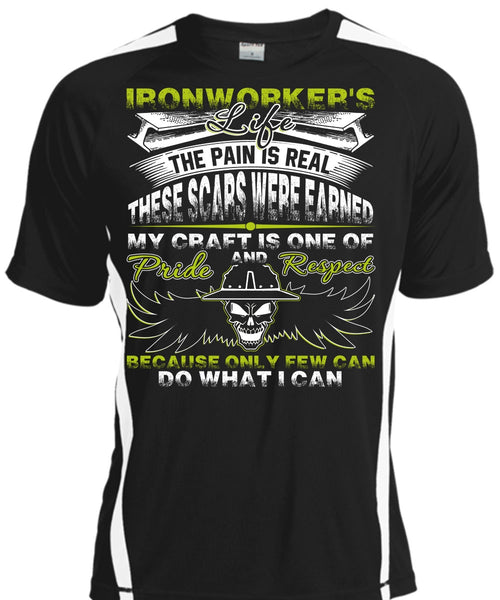 A black t-shirt with the shopify logo