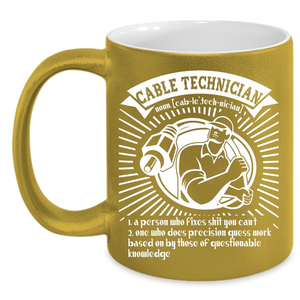 Cable Technician Coffee Mug, Awesome Cable Technicians Coffee Cup
