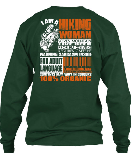 I Am A Hiking Woman T Shirt, Loves Mountain T Shirt