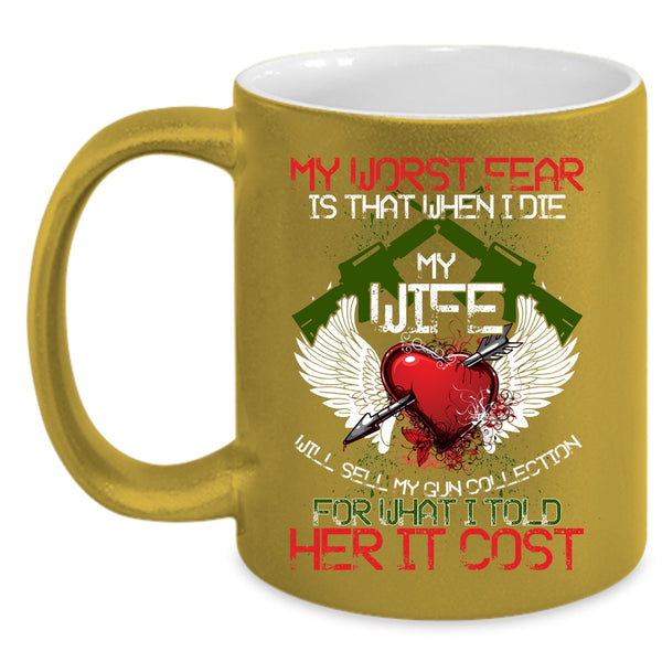 Funny Gunner Coffee Mug, Funny Gift For My Husband Coffee Cup