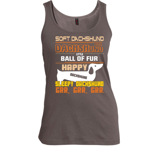 Soft Dachshund With Dachshund Little Ball Of Fur Shirt, Cool Dog Shirt