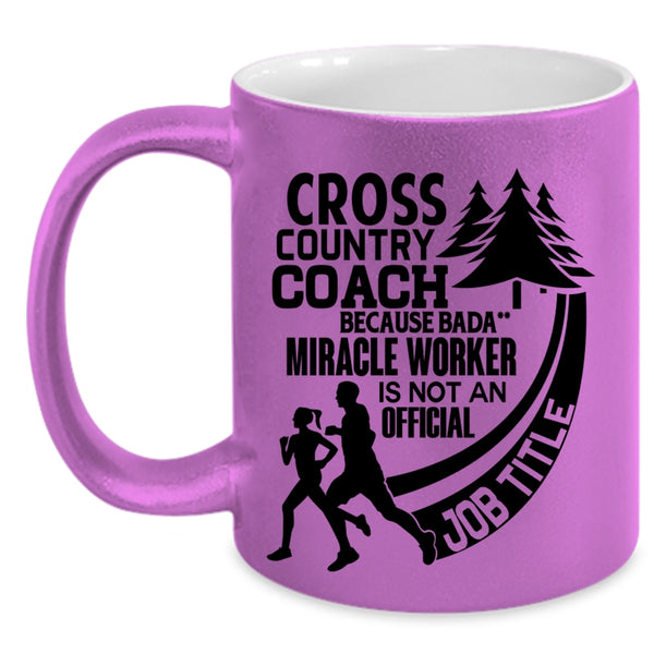 Not An Official Job Title Coffee Mug, Cross Country Coach Accent Mug