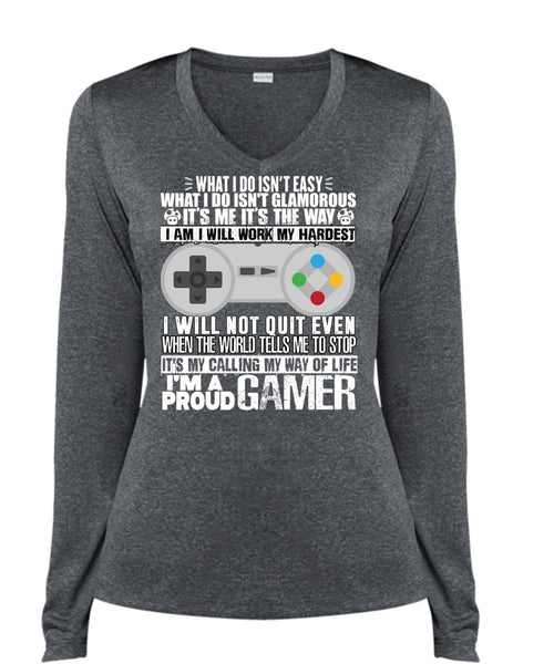 I'm A Proud Gamer T Shirt, Work My Hardest T Shirt